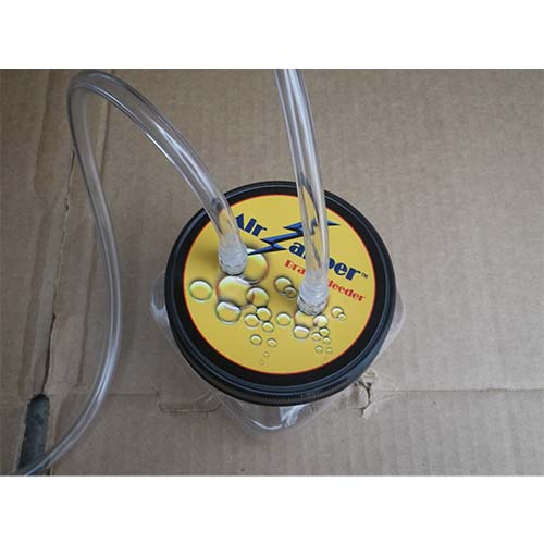 Air Zapper Vacuum Brake Bleeder Kit Fluid Tank with Tubing | electric vacuum brake bleeder | electric brake bleeder kit | motorcycle vacuum brake bleeder | brake line bleeder kit | automatic brake bleeder | brake bleed vacuum pump | brake bleeding vacuum pump | vacuum brake bleeding kit