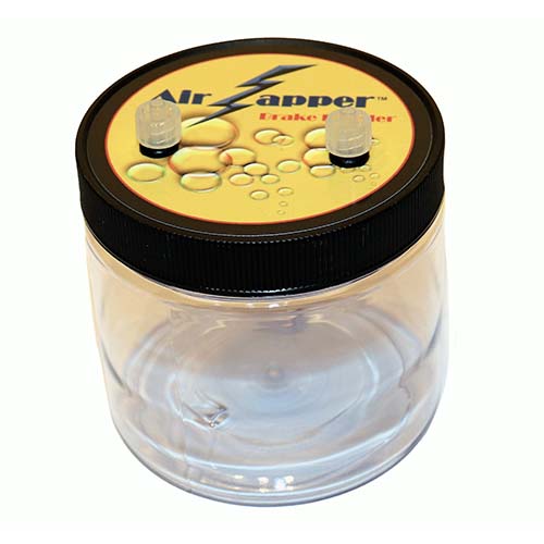 Air Zapper Vacuum Brake Bleeder Kit Fluid Tank | electric vacuum brake bleeder | electric brake bleeder kit | motorcycle vacuum brake bleeder | brake line bleeder kit | automatic brake bleeder | brake bleed vacuum pump | brake bleeding vacuum pump | vacuum brake bleeding kit